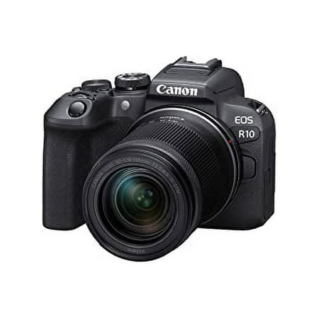 Canon - EOS R10 Mirrorless Camera with RF-S 18-150mm f/3.5-6.3 IS STM Lens - Black
