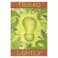 thumbnail image 1 of Toland Home Garden Tread Lightly 28 x 40 Inch Decorative Spring Summer Outdoors Nature Conservation House Flag, 1 of 1