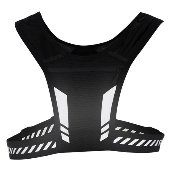 Chaleco reflectante para correr Sunnimix ajustable con bolsillo para teléfono