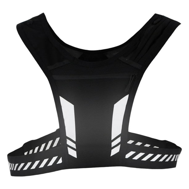 Chaleco reflectante para correr Sunnimix ajustable con bolsillo para teléfono