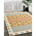 thumbnail image 2 of Ahgly Company Indoor Rectangle Contemporary Brown Abstract Area Rugs, 7' x 10', 2 of 6