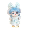 thumbnail image 2 of Muñecas BJD, Bolsa en miniatura, Figura de muñeca de acción, Muñeca niña Mini 1/12 Muñeca niña azul, 2 of 9