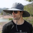thumbnail image 2 of Sun Hat with Neck Flap Packable Neck Flap Casual Gardening Hat Beach Sun Breathable Summer Sun Hat Outfits Grey One Size, 2 of 3