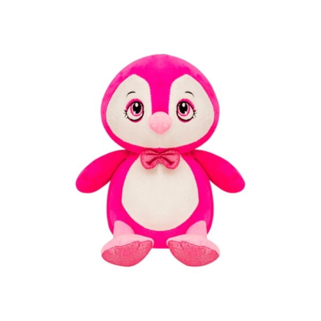 Peluche De Pingüino Peluche Rosa Tierno Importadora La Merced Relleno Suave Confortable