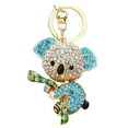 thumbnail image 2 of Naierhg Rhinestone Inlaid Koala Pendant Keychain Car Key Ring Holder Bag Charm, 2 of 8