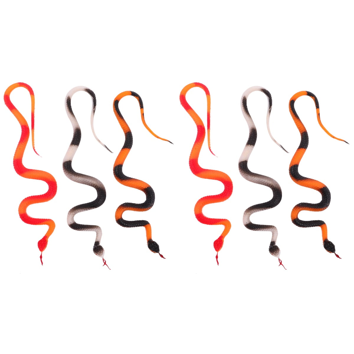 Frcolor Prank Rubber Snake Toys Toy Toys Scary Snakes Forest Snakes Rainforest Novelty Prop