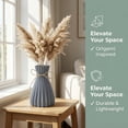 thumbnail image 3 of Unique Bargains Modern Geometric Unbreakable Flower Vase Grey 4.7" x 4.7" x 6.7", 3 of 7
