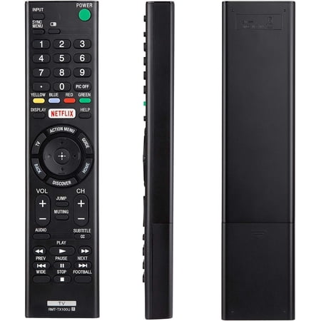 GHYREX Universal Replacement Remote Control for Sony Bravia TV, Smart Netflix Compatible