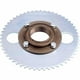 thumbnail image 1 of Volante sin dientes y piñón de cadena trasero, repuestos profesionales para modificación de bicicletas de cross. con piñón de, 1 of 8