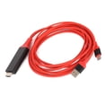 thumbnail image 3 of Cable de Interfaz Multimedia de Alta Definición Tipo C, 4K USB C A Cable Para Teléfonos, Con Cable de 6 Pies de Longitud, 3 of 7