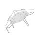 thumbnail image 2 of unbranded De Vapor Expandible Plegable De Acero Inoxidable Para Olla Y Cocina Color Plata, 2 of 7
