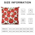 thumbnail image 6 of Nawypu Tomato Pattern Throw Pillow Covers Set of 2 Square Cushion Case Decorative Pillowcase for Home Sofa Couch Car, 6 of 6