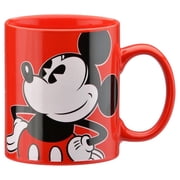 Disney Mickey Mouse 1-Cup Coffee Maker with 12 oz Mug - Kitchen Appliance for Drip Coffee - Home Appliance with Mickey Mouse Mug & Removable Drip Tray - Machine with Filter Basket