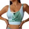 thumbnail image 1 of Fotbe Dog Wrapped in Towel Sujetador Deportivo Largo sin Aros para Mujer con Almohadillas y Soporte Medio, Transpirable y Absorbente, Camiseta Tipo Chaleco o Tank Top-XX-Large, 1 of 8