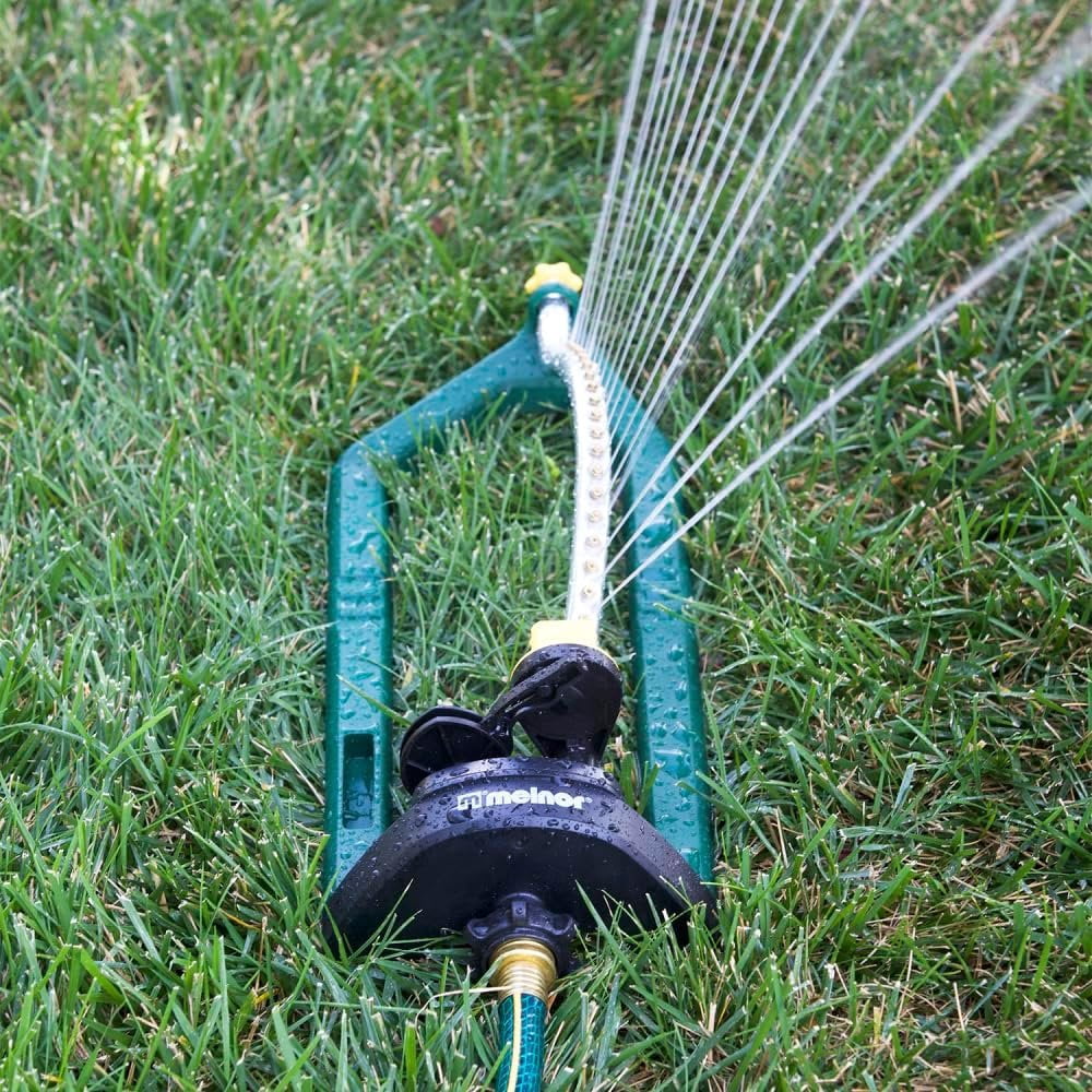 Melnor Oscillating Sprinkler - 3400 Sq Ft Coverage - Multicolor