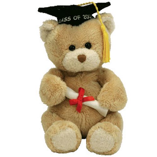 TY Beanie Baby SCHOLAR the 2007 Graduation Bear (8 inch)