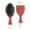 Red Christmas Snowflake, variant on Red Christmas Snowflake Pattern Hair Brush,Girls Detangling Hair Brush,Glide Through Tangles with Ease for Wet & Dry Hair,8.8"X2.8"