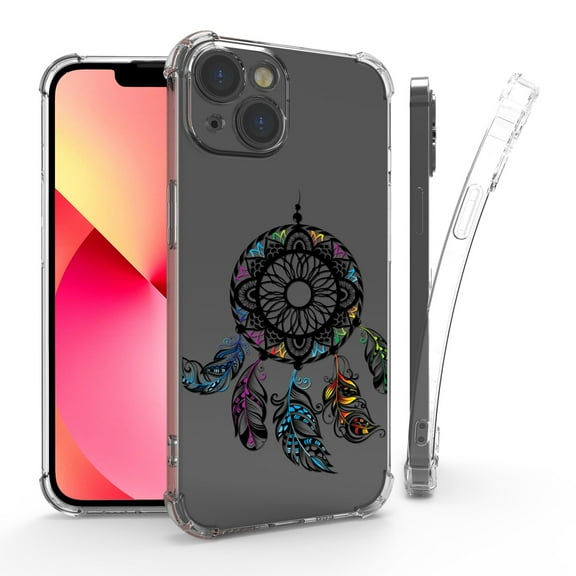 Flex Gel Camera Cover Designed For Apple iPhone 14 6.1" Case Transparent Clear