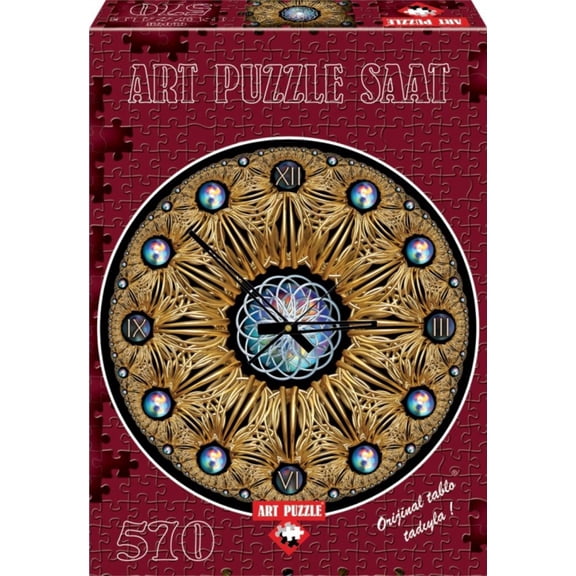 Golden 570 Piece Clock Puzzle