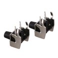 thumbnail image 3 of 100Pzs Interruptor de Boton Pulsador de Tacto Tactil de Angulo Recto Momentaneo 6 x 6 mm x 8 mm, 3 of 5