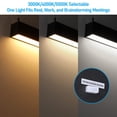 8 Pack 4FT 40W Linkable LED Linear Light, 3CCT Dimmable Suspension ...