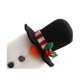 thumbnail image 2 of Cateissary Cubierta de botella de vino Árbol de Navidad Muñeco de nieve Ropa a prueba de polvo Champán Cerveza Sombrero Navidad Cocina Comedor Kits de decoración para fiestas Muñeco de nieve, 2 of 6