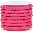 thumbnail image 2 of Yazoeia 2 Meter Braided Leather Cord String, Round Braided Cord PU Leather Braided Leather Cord Braid for Jewelry Making, Necklace, Bracelets, Wraps, Crafts and DIY Design Projects, 5mm, 2 of 7