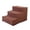 Brown, variant on Pefilos Non-Slip 3 Tiers Plastic Dog Ramp/Ladder, Dog Stairs and Steps for Small Dogs Cats, Best for Small Animals,Doggy,Kitty, White