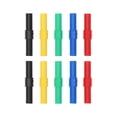 thumbnail image 2 of Banana Plug Adapter, 4mm Female To Female Insulated Banana Coupler 5 Colors  for Electronics, 2 of 8