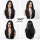 thumbnail image 5 of Yanonmyfd Black Wigs for Women Long Wig with Bangs Natural Straight Wigs Synthetic Hair Heat Resistant Wigs for Daily Party Cosplay Wear, 5 of 38