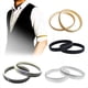 thumbnail image 5 of Jumpingount Brazalete de brazo, accesorio de ropa elegante, resorte elástico, superior, decoración de manga, puños, joyería, banda de brazos para Ropa, zapatos y accesorios Miscelánea Plata Jumpingount AP009110-04B, 5 of 6