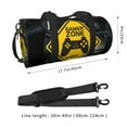 thumbnail image 4 of XMXT Unisex Large Sports Tote Gym Bag for Women, Game Player Zone Warning Signs Weekenders Bags Travel Bag, 4 of 8
