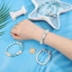 thumbnail image 3 of Pulsera de estrella de mar de playa de 5 piezas, pulsera turquesa con cuentas de concha, pulsera de estrella de mar turquesa con cuentas, accesorios de joyería para hombres y mujeres, 3 of 6
