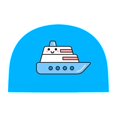 thumbnail image 1 of Gorro de natación 3D PU Sunnimix Barco azul Nadar infantil, 1 of 8