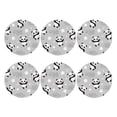 thumbnail image 2 of Balery 6 Pcs Pandasbetween Clouds And Starsleather Coasters Set, Drink Table Cup Coasters For Living Room Kitchen Coffee Decor, 2 of 9