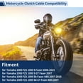 thumbnail image 2 of Cable de embrague de motocicleta Unique Bargains No.3C3-26335-00-00 para Yamaha 1000 FZ1 1000 S Fazer 2006-2015, 2 of 6