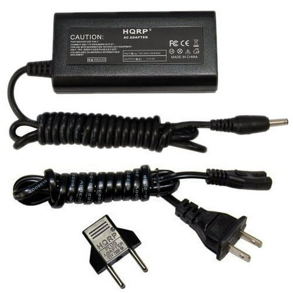 HQRP AC Adapter / Power Supply for Canon PowerShot A570 IS, PowerShot A580, PowerShot A590 IS Digital Camera - (incl. USA Plug & Euro Adapter)