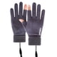 thumbnail image 3 of Guante Calentado Con 2 Dedos Recargable Por USB A Prueba Viento Pantalla Táctil para Mujer (gris), 3 of 5