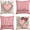 Pink, variant on Hello Valentine Love You More Eucalyptus Leaves Pink Throw Pillow Covers, 20 x 20 Inch Buffalo Plaid Polka Dot Stripes Love Hearts Cushion Case Decoration for Sofa Couch Set of 4