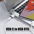 thumbnail image 3 of Adaptador USB3.0 a TypeC USB C a USB OTG Plug Play Cabezal de conversión para transmisión de datos (Plata), 3 of 8