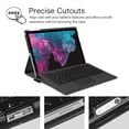 thumbnail image 4 of Fintie Case for Microsoft Surface Pro 7 Compatible with Surface Pro 6 / Surface Pro 5 12.3 Inch Tablet, Hard Shell Slim Portfolio Cover Work with Type Cover Keyboard, 4 of 7