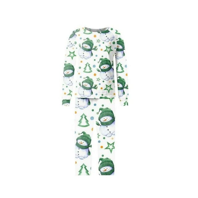 Pyjamas de Noël Assortis pour Femmes Ensembles de Pyjamas de Vacances pour la Famille