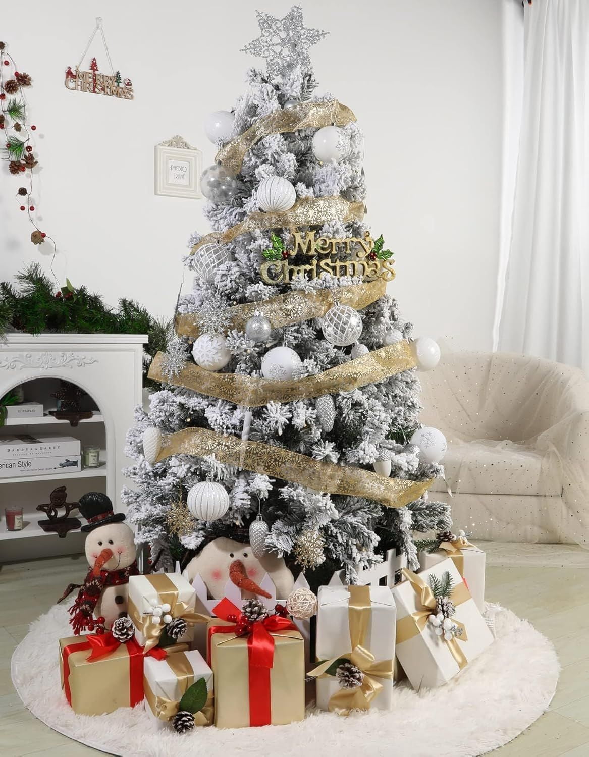 80mm Christmas Balls Ornaments,12PCS Colored Shatterproof Plastic Decorative Hanging Tree Decorations Baubles Set for Xmas Tree Decor Holiday Party Wedding Decoration with Lanyard