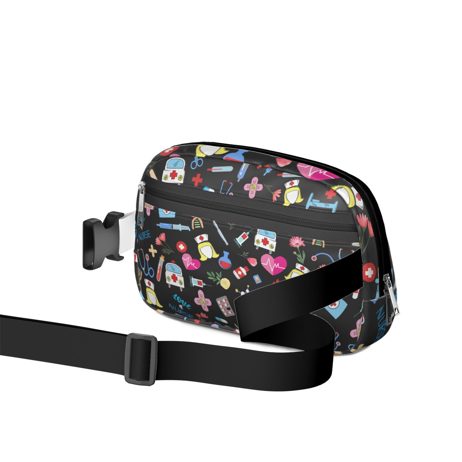 Nurse Life Fanny Pack – Cute Nursing Waist Bag with Funny Print for Future Nurses, Perfect for Saving Lives Every Day in Style