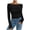 Black, variant on WREESH Womens Fashion Slim T-Shirts Off The Shoulder Topssolid Color Shirts Comfortable Casual Long Sleeve Tops Cultivate Moral Character Pullover Blouses Black