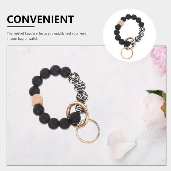 OFFIGAM Bracelet Keychain Casual Key Key Ring for Women Assorted Color 1 1Pack