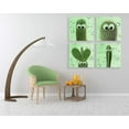 thumbnail image 2 of Abstract Cactus Funny Canvas Wall Art Lovely Cacti Green Plants Picture Artwork for Kids Room Living Room Home Decoration Gift, 2 of 6