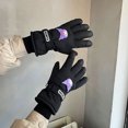 thumbnail image 1 of New ski gloves women's winter thickened windproof warm Sanrio outdoor snow riding motorcycle touch screen anti-water, 1 of 5