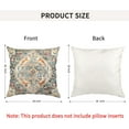 thumbnail image 4 of Throw Pillow Cover 18"x18" Boho, Vintage Persian Pillow Cover Ethnic Decorative Pillow Cases Home Outdoor Square Gray Pillowcase for Bed Sofa Couch, 4 of 6