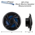 thumbnail image 4 of RecPro RV Exterior Speaker 6" | Weather-Resistant | Flush Mount | Black, 4 of 6